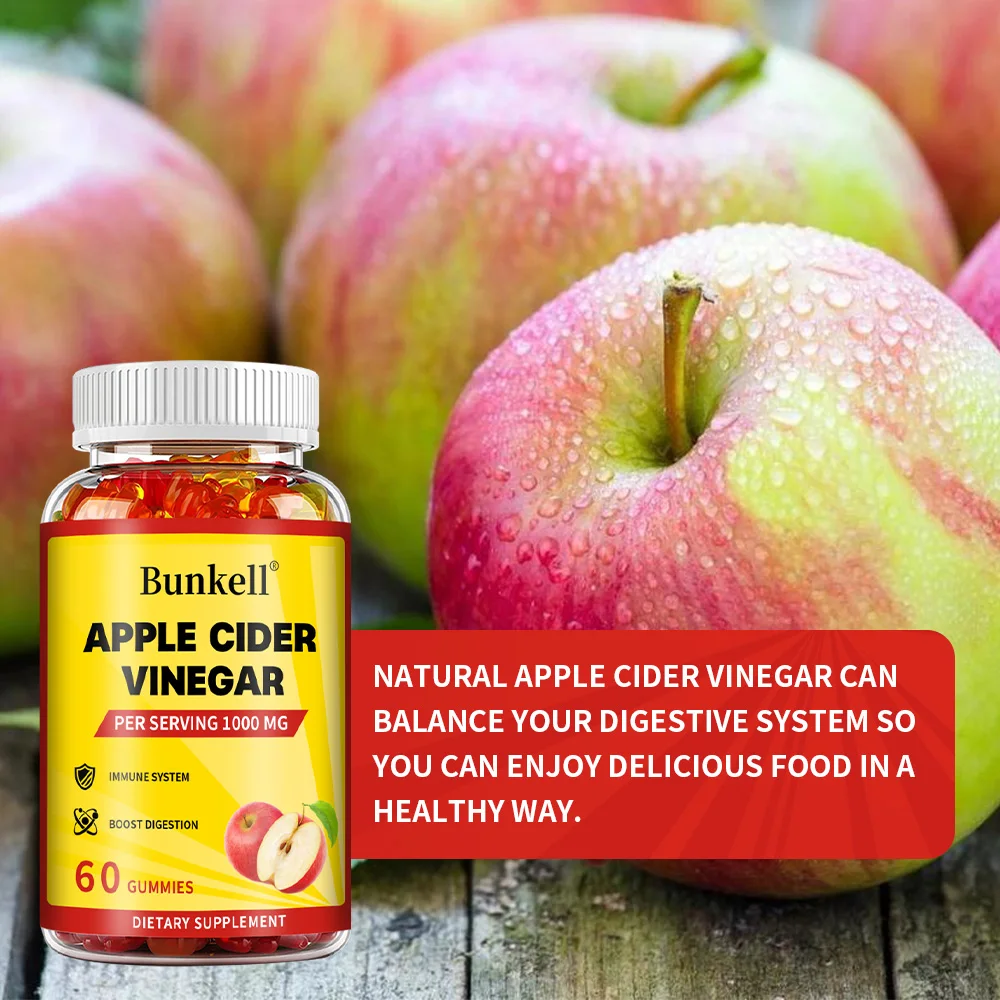 Apple Cider Vinegar Gummies - Fat Burner, Improve Digestion and Metabolism, Weight Management, Digestion Enhancer, Detox