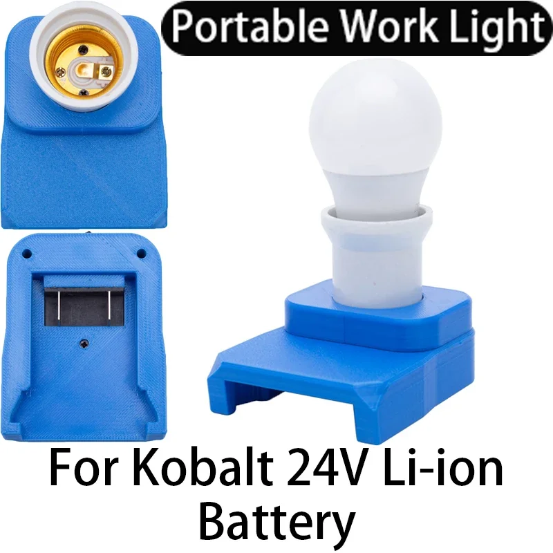 

5W LED Work Light E27 Bulbs For Kobalt 24V Battery Powered Portable Cordless Indoor And Outdoors Emergency Lamp