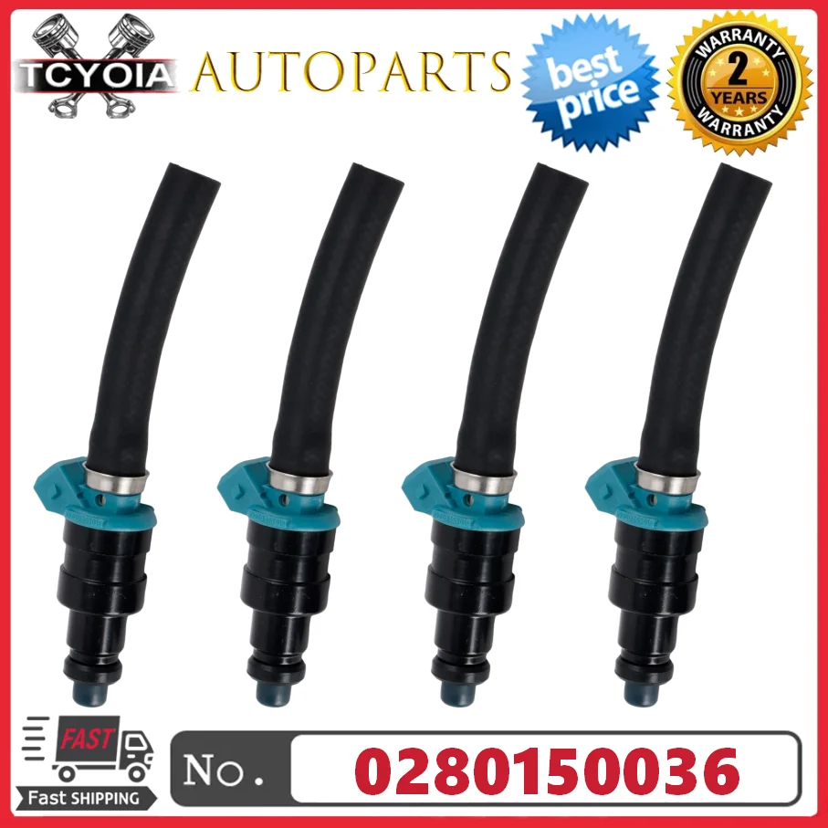 

1/4/8pcs Fuel Injectors 0280150036 For Mercedes-Benz 280SEL 450SE 280SEL 4.5L V8