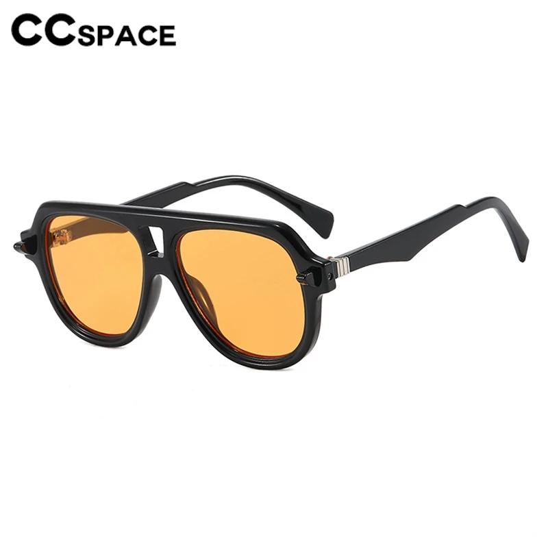 307696 Gafas naranjas para mujer, gafas de sol clásicas de tendencia para piloto, compras Retro para hombre, réplicas de gafas de sol de diseñador de lujo 2025