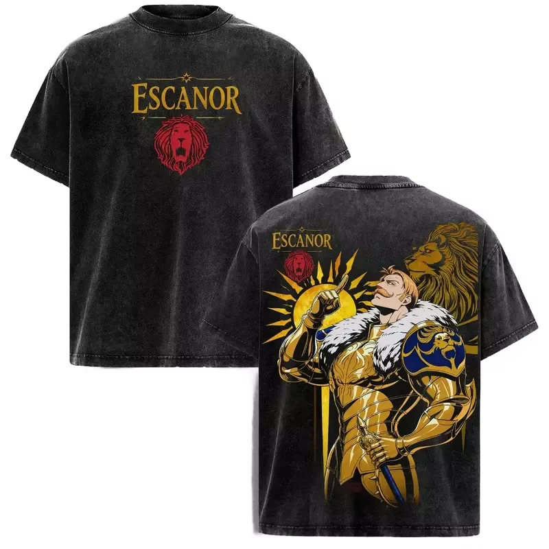 Summer Hot Sale Anime The Seven Deadly Sins Merlin Print T-shirt Men Women Vintage T-shirt Y2K Gothic Cotton Oversized T-shirt - view 2