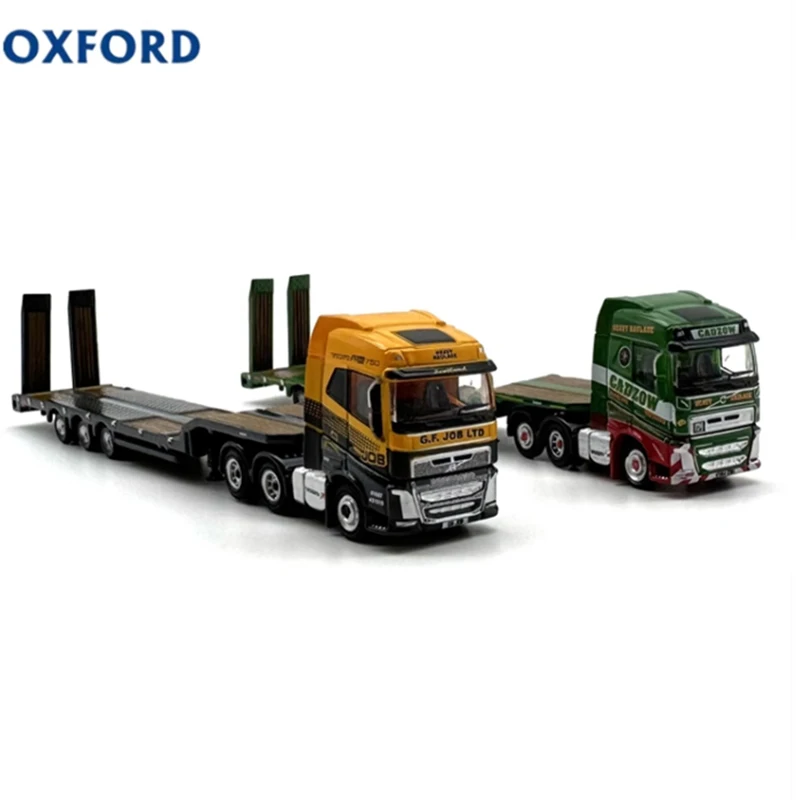 OXFORD Diecast 1: 148 N escala FH4 cargador remolque camión aleación simulación coche modelo colección exhibición decoración juguete regalos