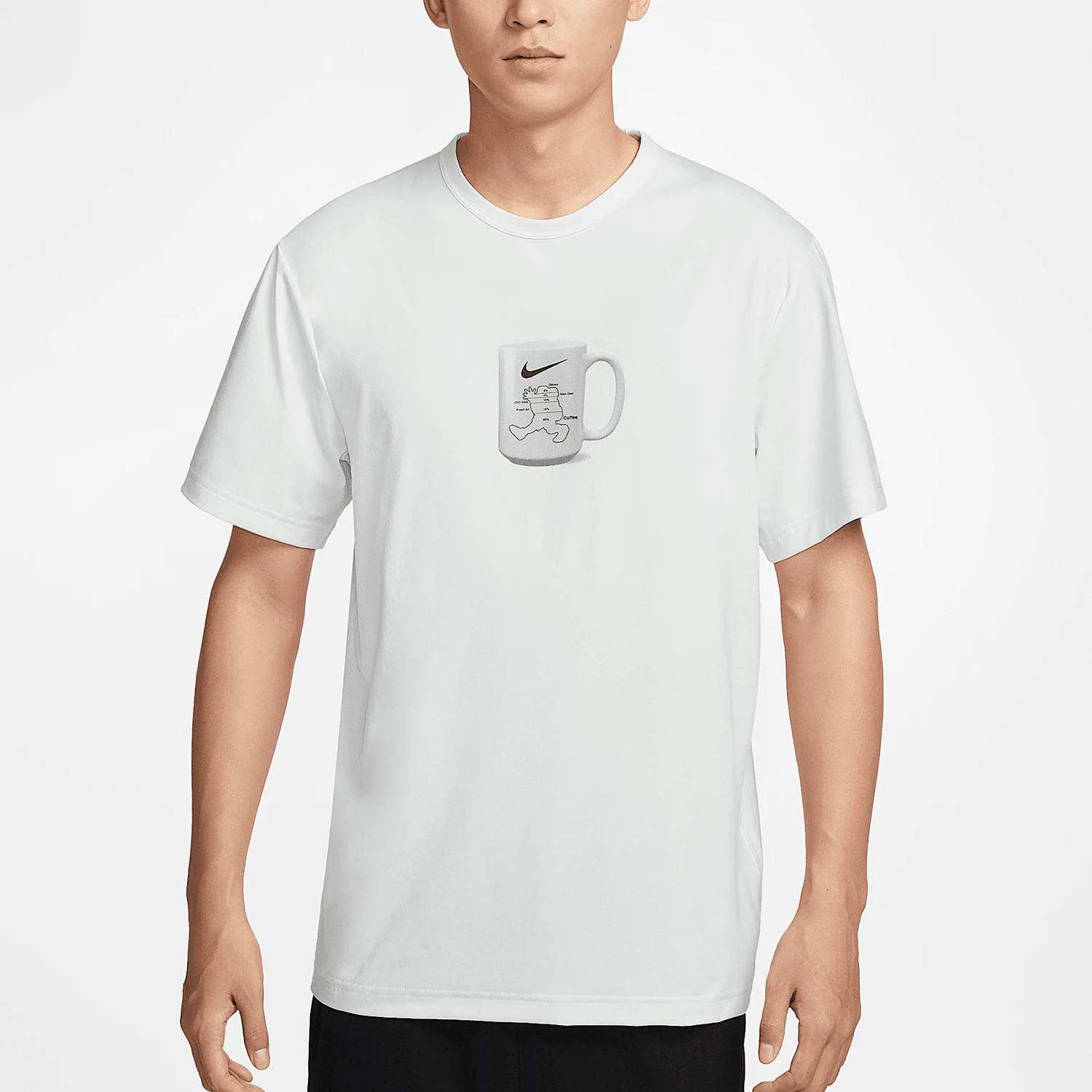 

Оригинальная мужская дышащая тренировочная футболка Nike Dri-FIT для спортзала IF0375-121