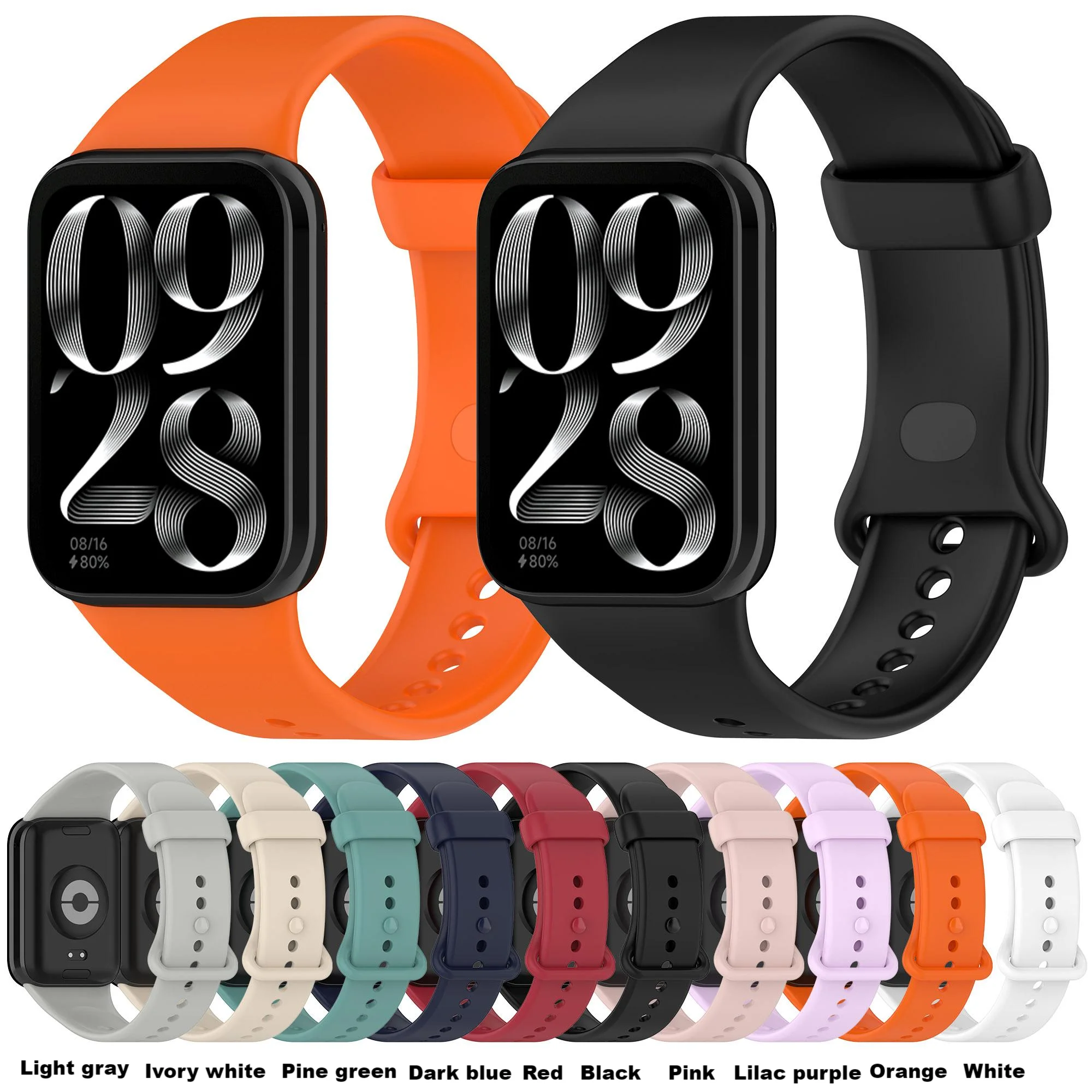 Pulseira de fivela colorida para xiaomi band 9 pro e xiaomi band 8 pro pulseira para redmi watch 5 4 acessórios de pulseira