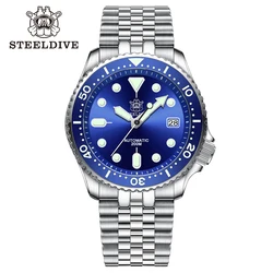 STEELIDVE SD1973 Slim Turtle 41.2mm AR Coating  Sapphire Glass 200m Waterproof Ceramic Bezel Insert NH35 Automatic Dive Watches