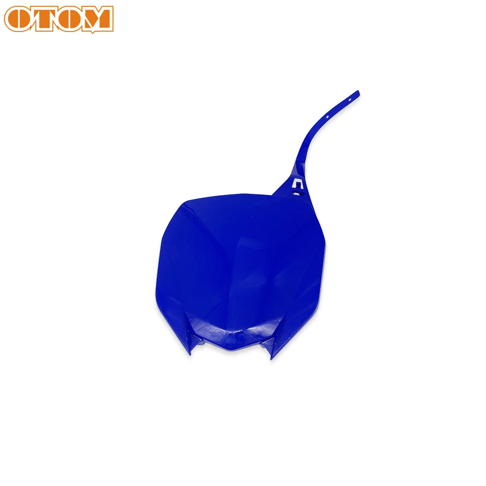 OTOM 2022-2026 Motorcycle Front Number Plate Plastic Guard Cover For YAMAHA YZ125 YZ250 Dirty Bike Plastic Part