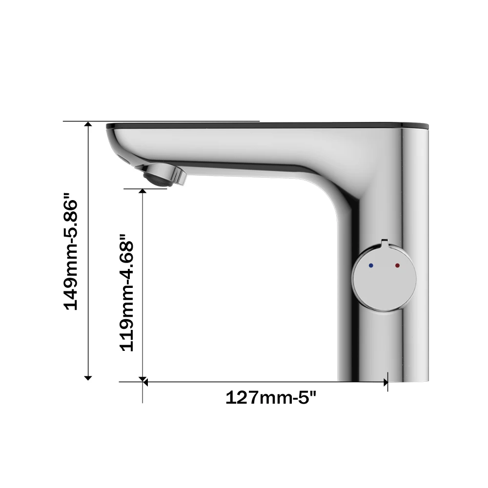 JOMOO Luxury Touchless Bathroom Basin Mixer Taps Dual Sensor Digital Display Faucet Mixer Automatic Water Switch Faucet