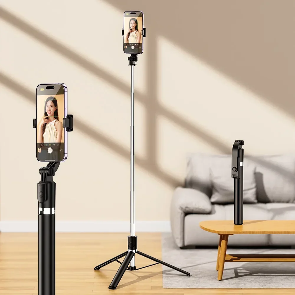 Xiaomi Extendable Cell Phone Selfie Stick 1.7M with Wireless Remote Mobile Phone Tripod 360° Rotation for IPhone Samsung Android