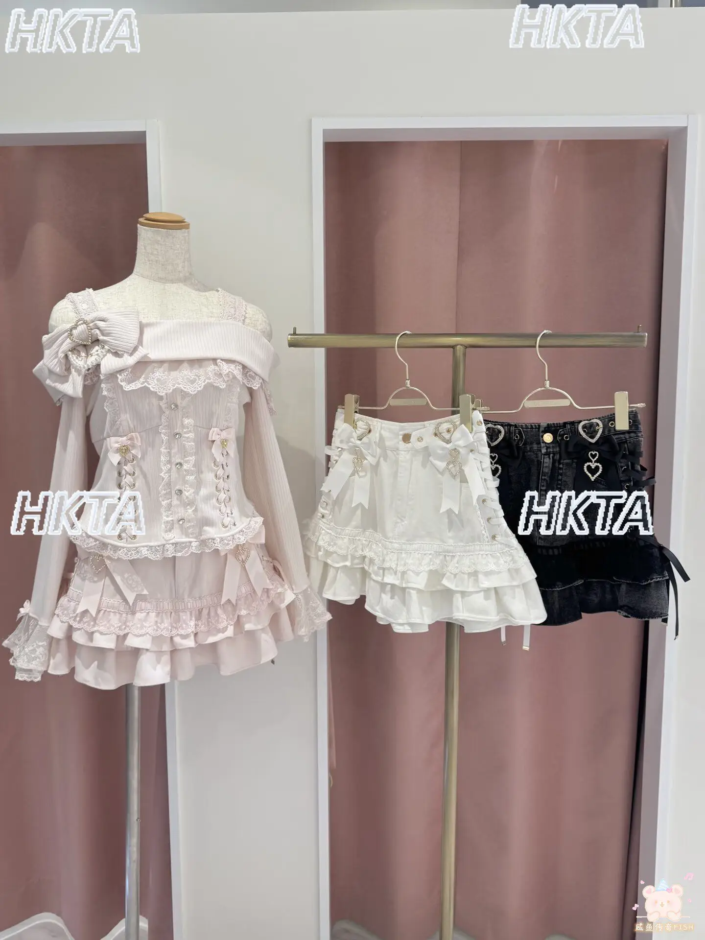 Original Japanese Style Denim Skirt for Women Summer New 2026 Sweet Bows Strap Lace Lolita Skirt Student Cute Short Skirts