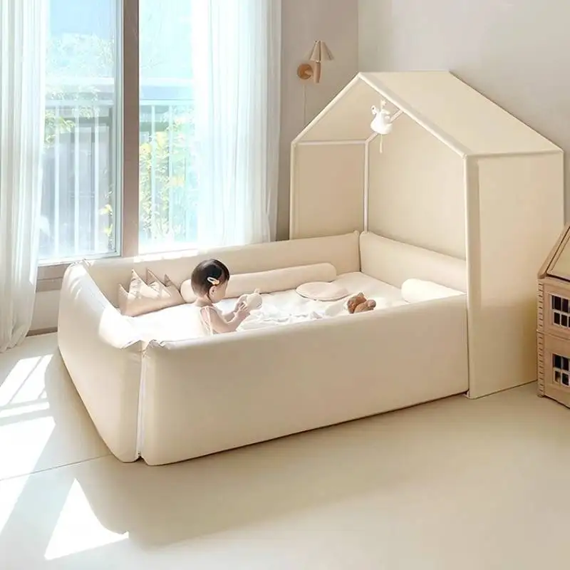 

Simple Safety Kids Beds Europe Single Normal Custom Design Toddler Bed Baby Playpen Modern Cama Infantil Furniture For Home