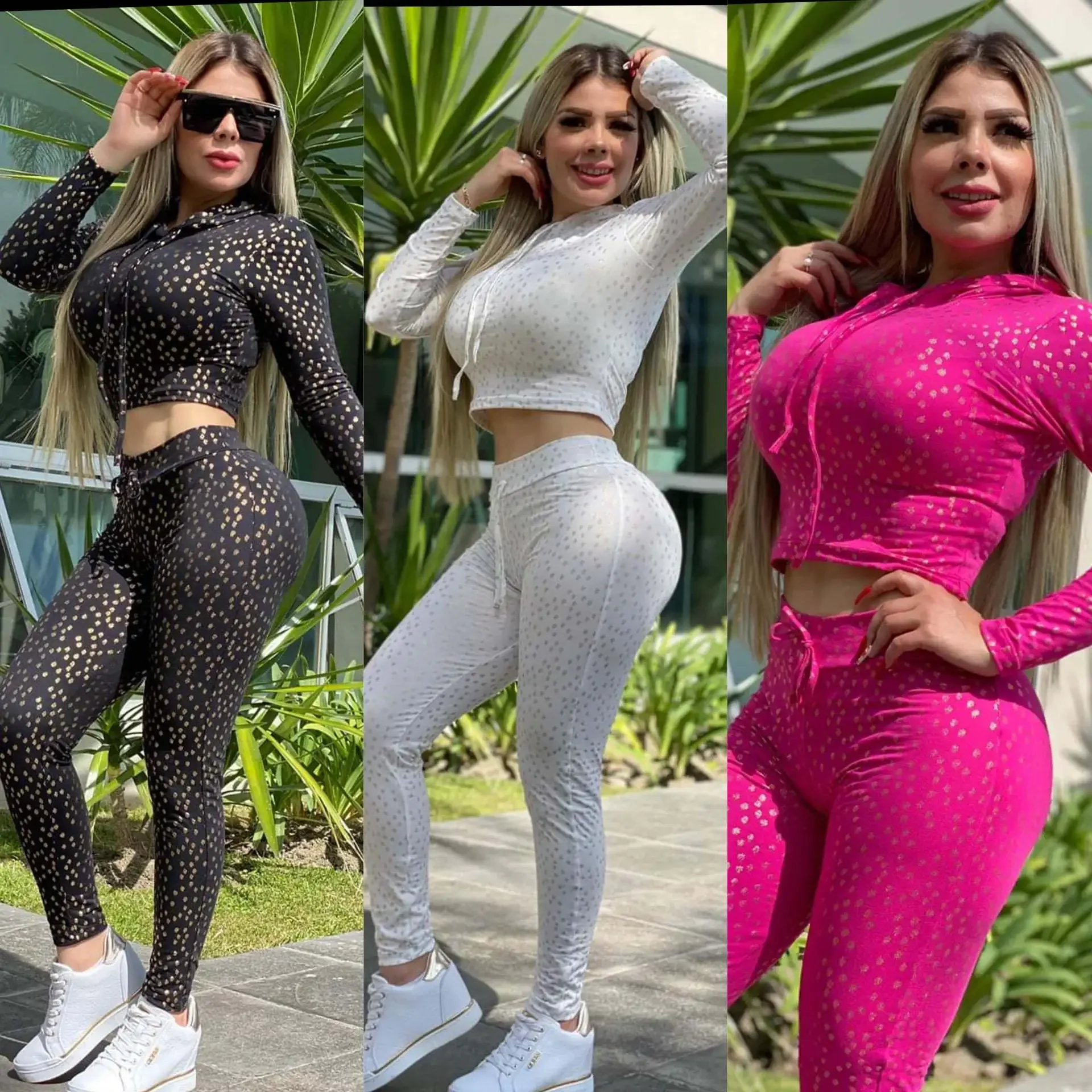

CPSYMYM Womens Two 2 Piece Sets Sweatsuits Winter Tracksuit For Women Outfits Long Sleeve Top Pants Suits Black Matching Sets