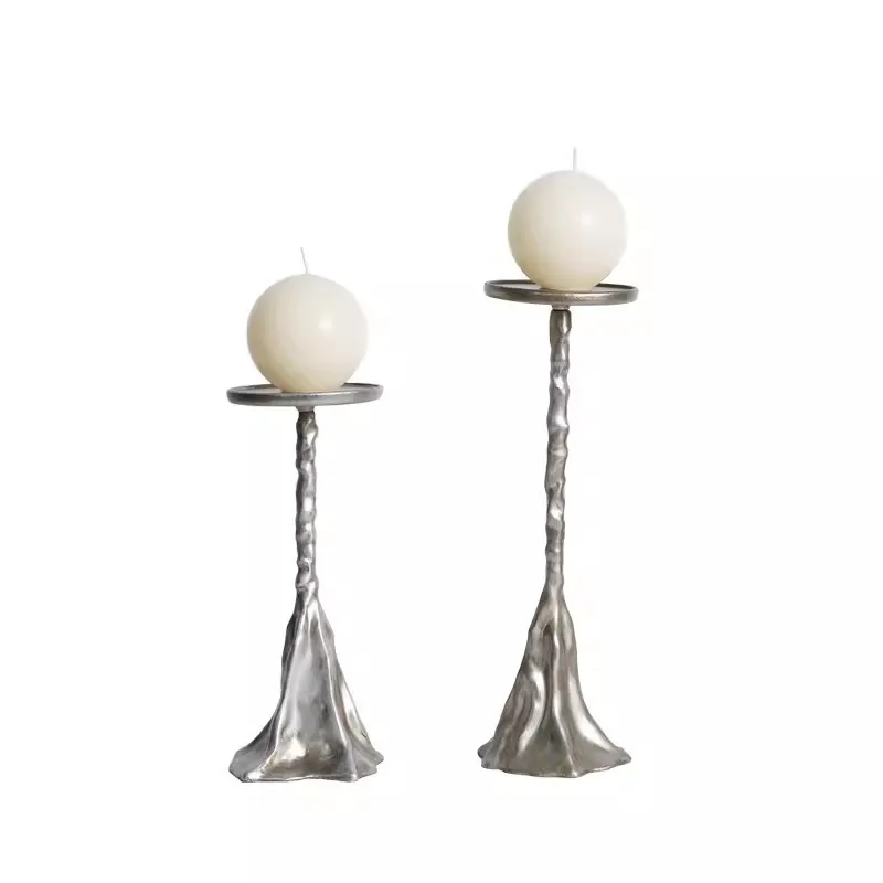 

Simple retro light luxury resin hill candlestick ornament model room sales office hotel lobby living room entrance jewelry