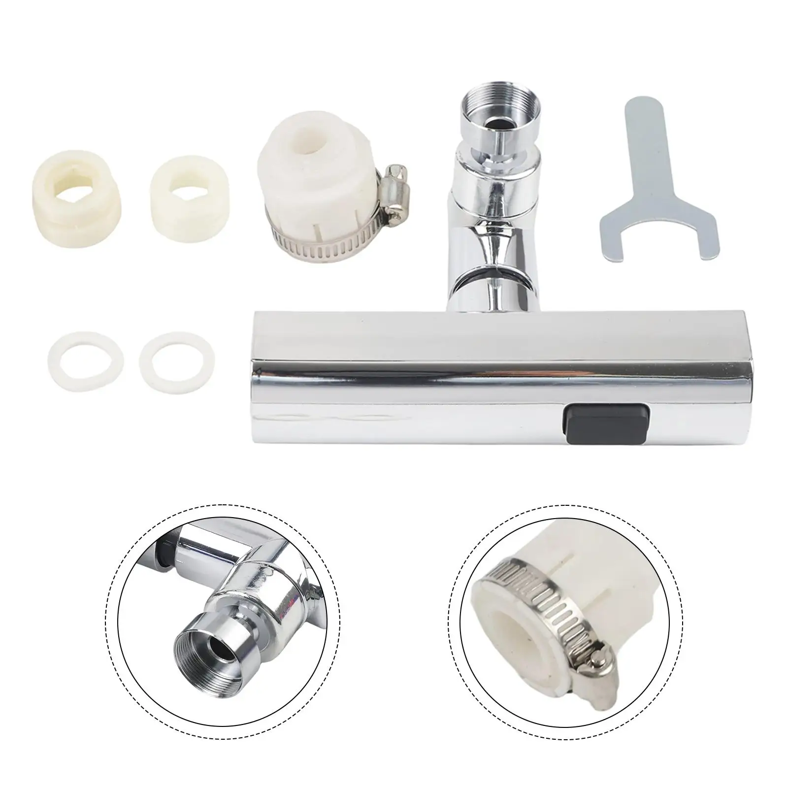 

Кухонный смеситель с функцией аэрации, из меди и АБС-пластика, максимальная удобство и эффективность, режим пузырьковой подачи воды