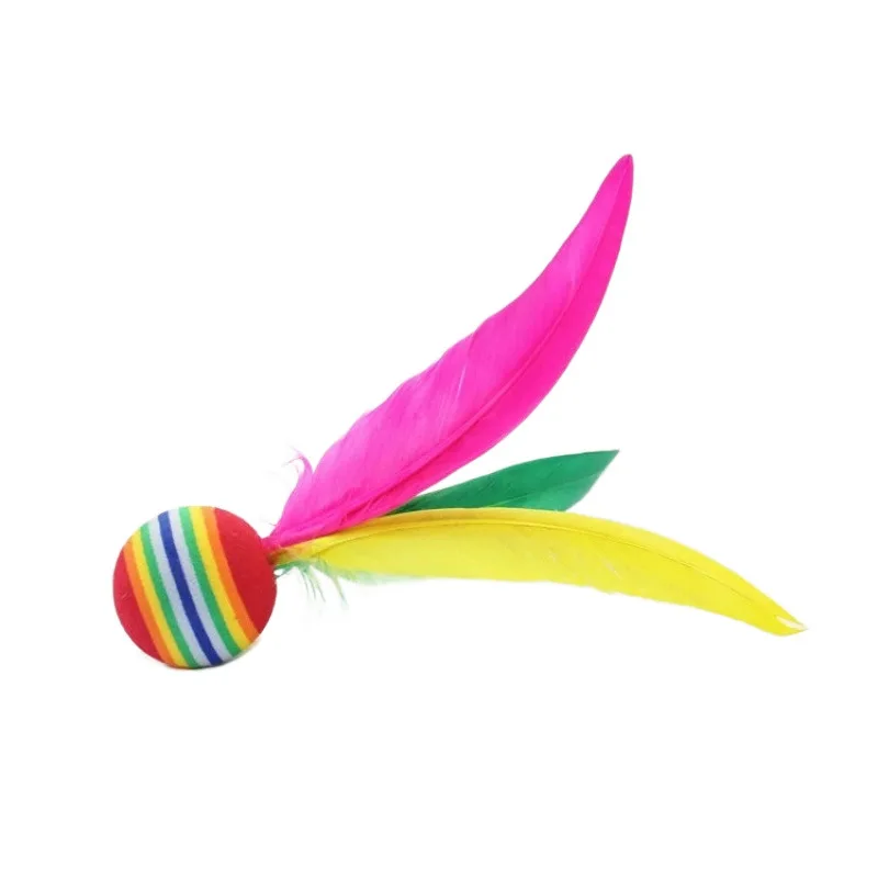 الجاز في الهواء الطلق كرة الريشة مجموعة الأطفال المطاط الريشة ريشة الريشة الشاطئ أطفال الأطفال لعبة ممارسة البدنية #5