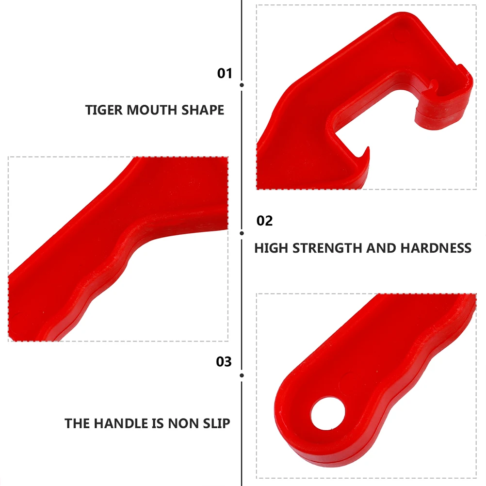 

6 Pcs Barrel Opener Bucket Lid Paint Wrench for Lids Plastic Remover