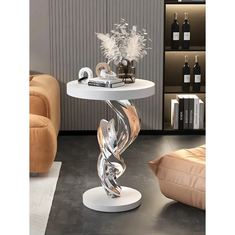 

Креативный угловой столик, современная абстрактная скульптура, настольный светильник, роскошное украшение для дома