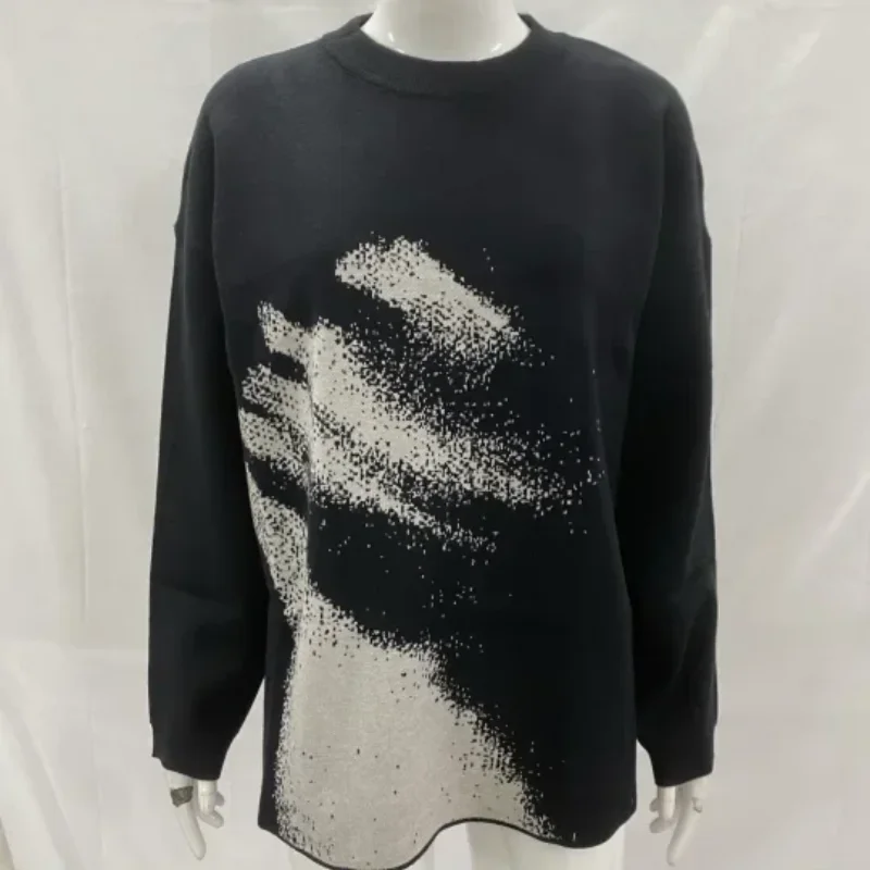 الأوروبية الأمريكية الخريف الشتاء فضفاض بلوزة كاجوال سترة الاتجاه الهيب هوب متماسكة شخصية الجاكار نمط أعلى الرجال النساء #4