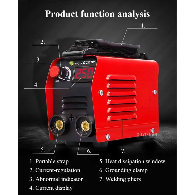 Portable Gas Shielded Welding Machine 220v Mini Household Automatic Small Dual-purpose Industrial Electric Welding Machine