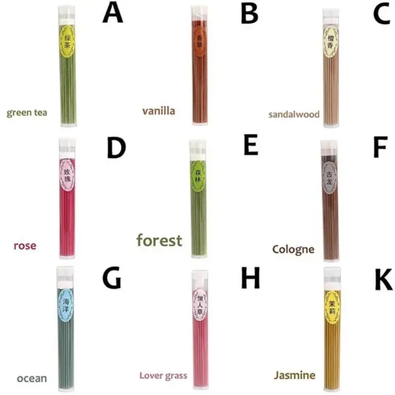 Natural Incense Sticks 50 Pieces Sandalwood Aromatherapy Fresh Air Clean Home Fragrance