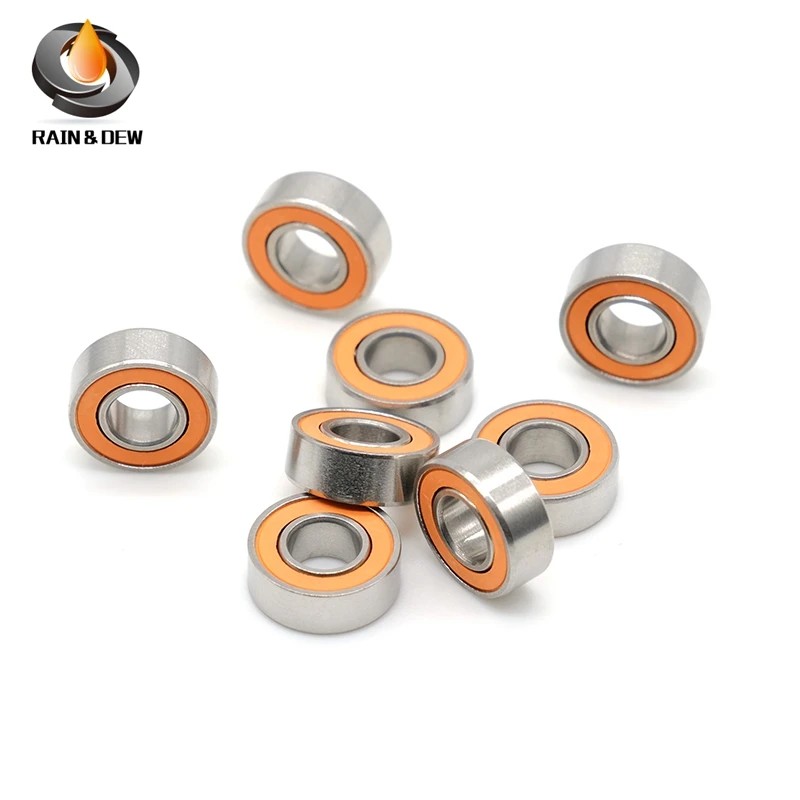 

1Pcs Ceramic Bearing 5X11X4mm SMR115 2RS CB ABEC7 5x11x4 Stainless steel hybrid ceramic ball bearing Without Grease Fast Turning