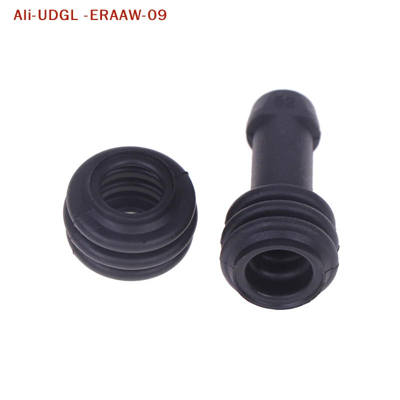 Pack of Two Protection Covers for Brake Caliper Pump; Rubber Waterproof Motorcycle Disc Brake Caps and Shock Absorber Sleeves