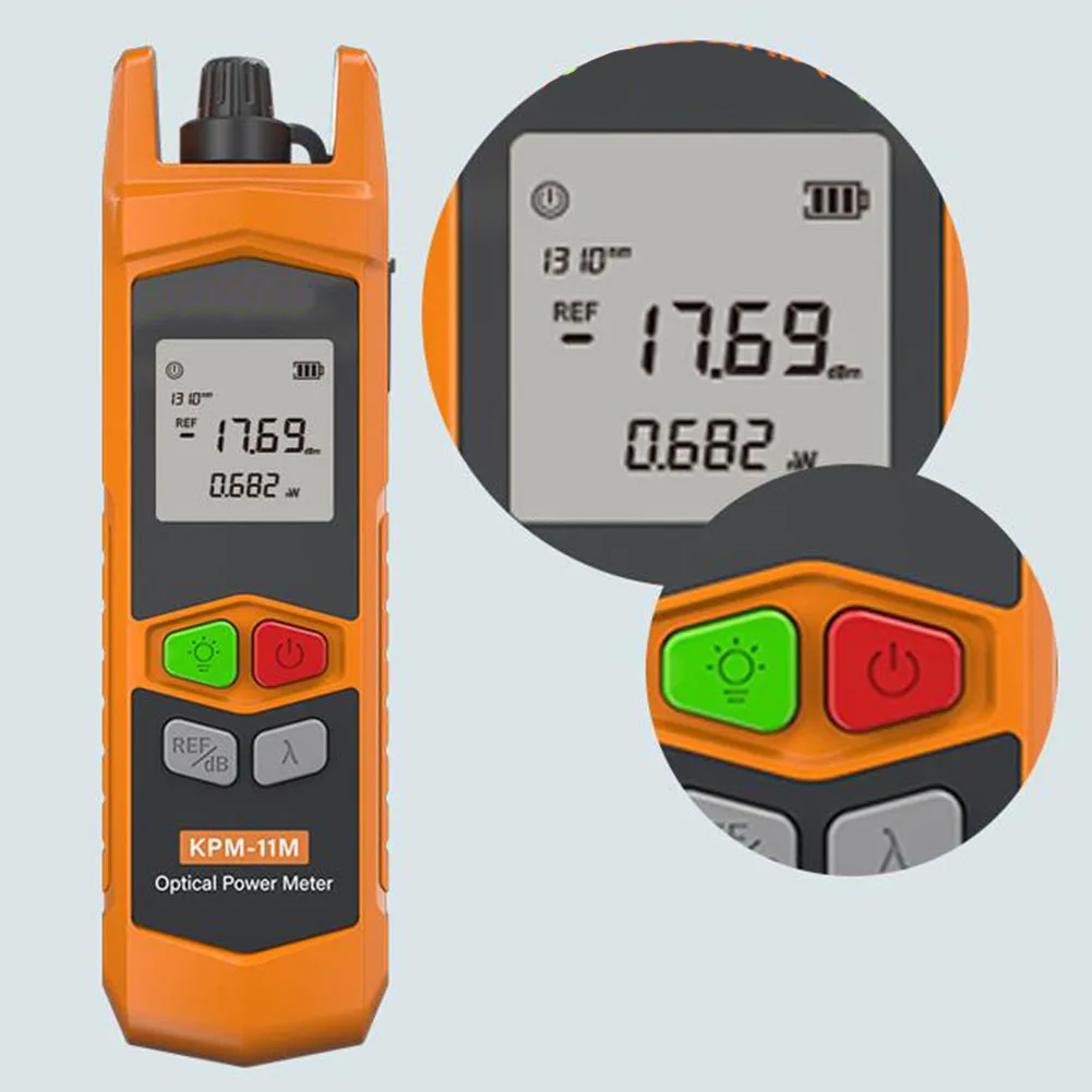 

Тестер измерителя мощности, затухание, оптоволокно, электрическое оборудование, мобильные принадлежности, инструменты для тестирования телекоммуникаций -70 дБм, 6 дБм