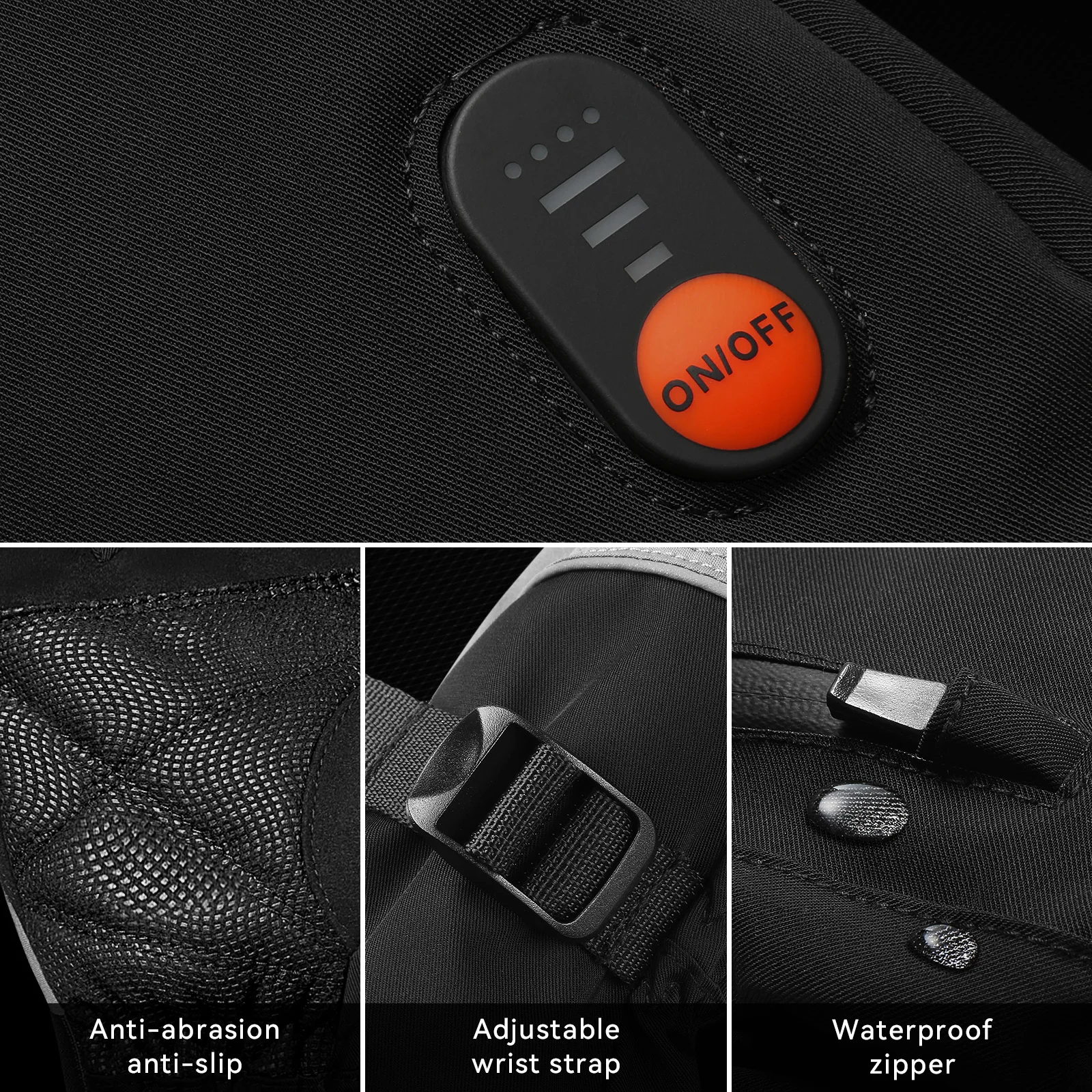 ถุงมือกันหนาวแบบมีระบบทำความร้ - Heated Ski Gloves Battery Waterproof บทวิจารณ์และราคา
