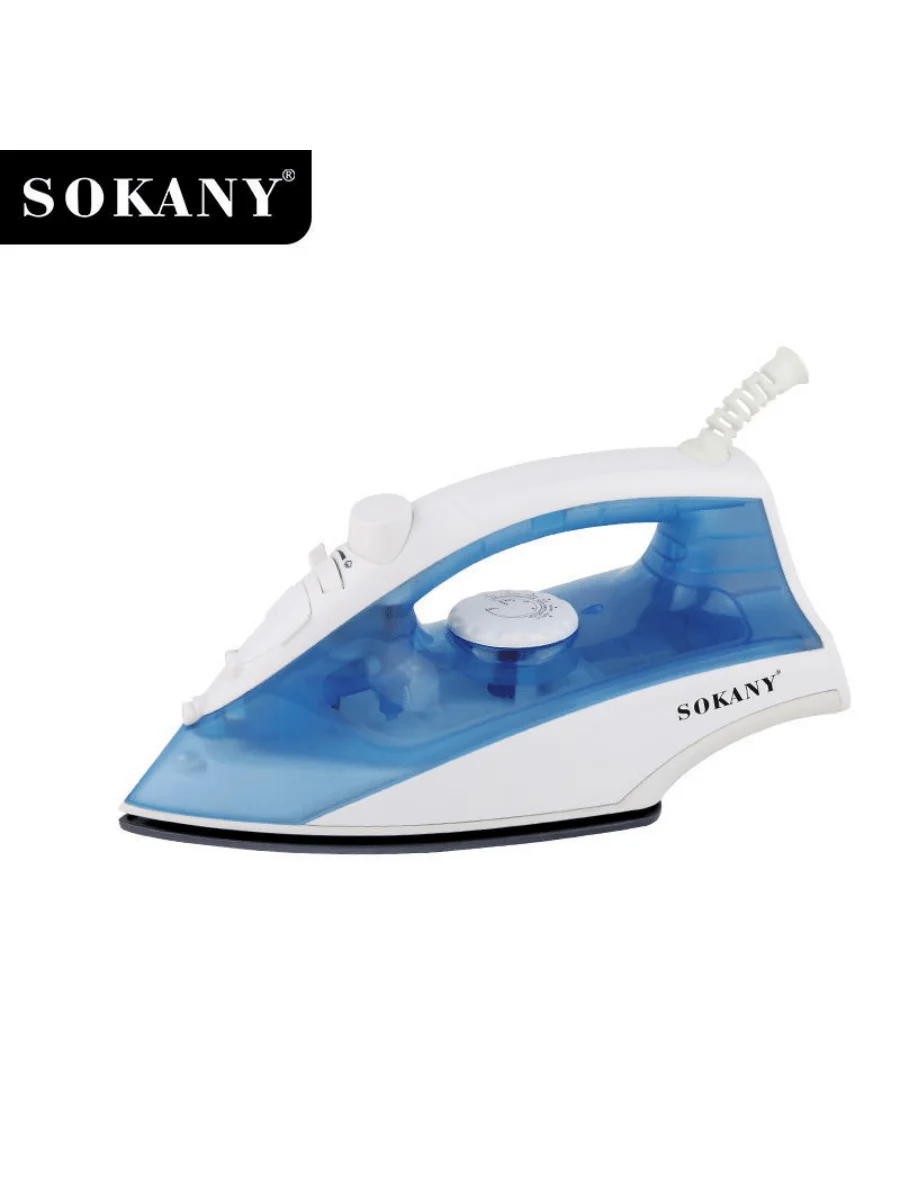Ferro a vapor portátil elétrico doméstico SOKANY-138A - versão de viagem com design de base de cerâmica, adequado para todos os tipos de roupas