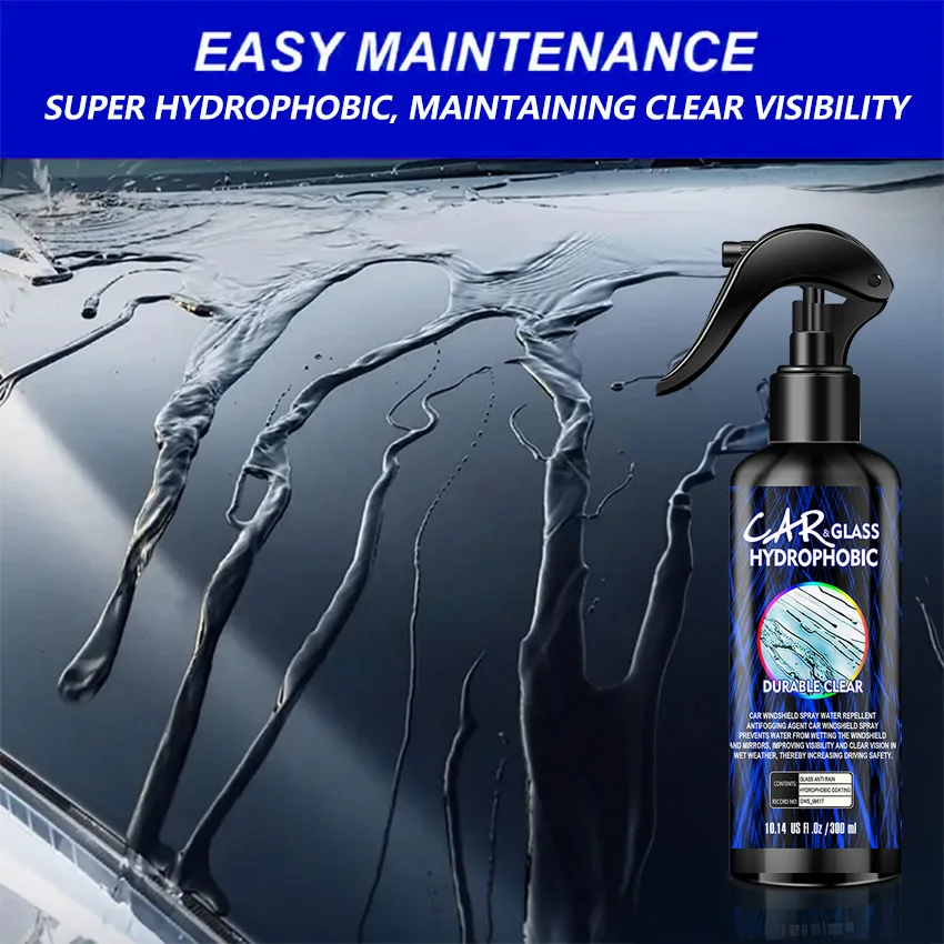 Wasser Abweisend Spray Anti Regen Beschichtung Für Autos Glas Hydrophobe Anti-regen Auto Flüssigkeit Windschutzscheibe Spiegel Maske Auto Polnischen kit – Detail 7