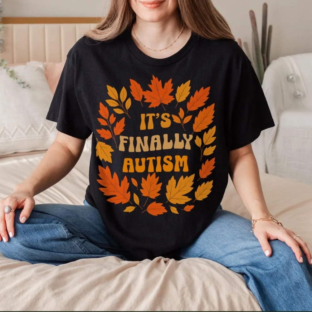 

Футболка «Это настоящий аутизм», забавные высказывания, мем, осенний стиль, осенняя рубашка, гладическая футболка для мужчин и женщин, унисекс, повседневные простые модные топы