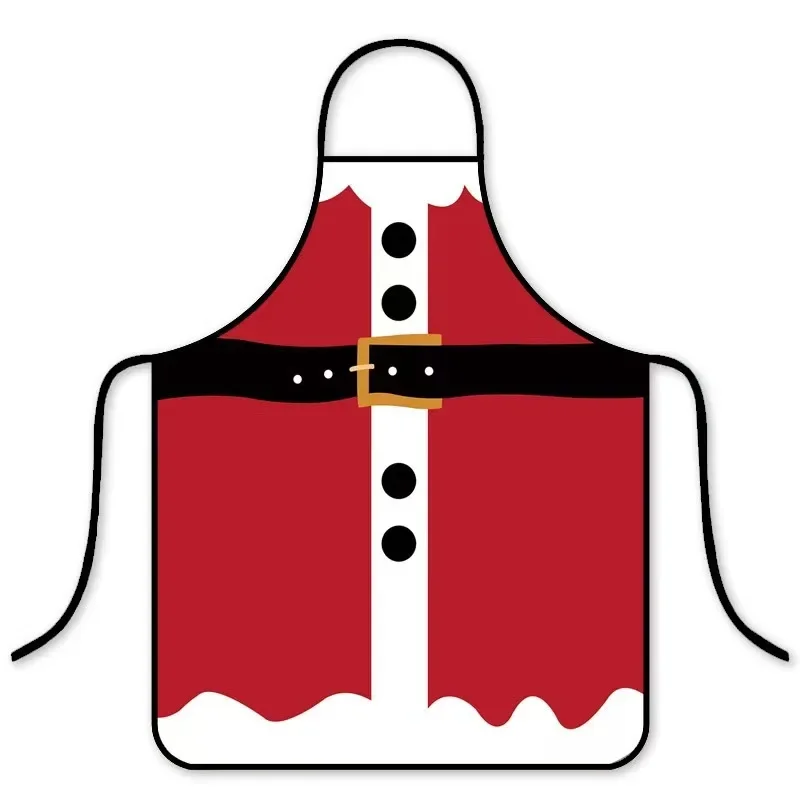 Aprons for kitchen Apron kitchen Non woven Fabric Christmas Decoration Oil proof Gift Santa Claus