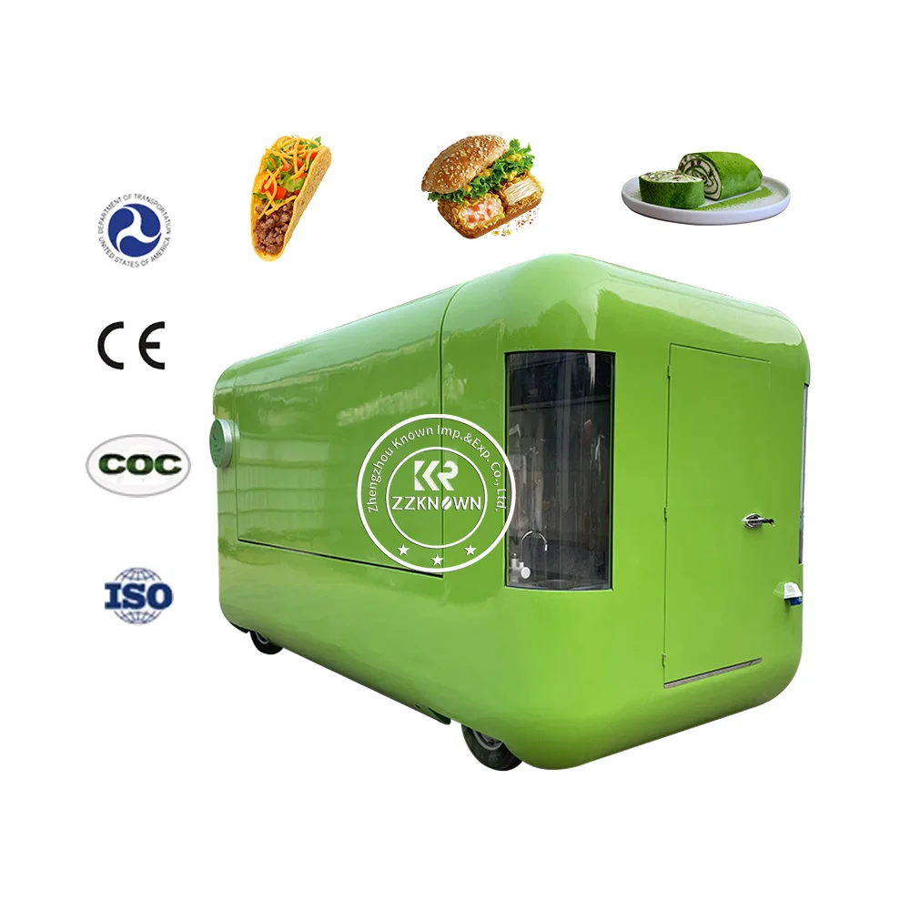 2023 buona reputazione e miglior servizio Food Truck con cucina completa Outdoor Street Fast Food Mobile per con attrezzatura da cucina
