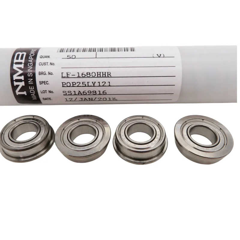 Original NMB Minebea flange bearing LF-1680HH 8*16*5 mm F688ZZ miniature flange ball bearings 1680 F688  8x16x5 mm