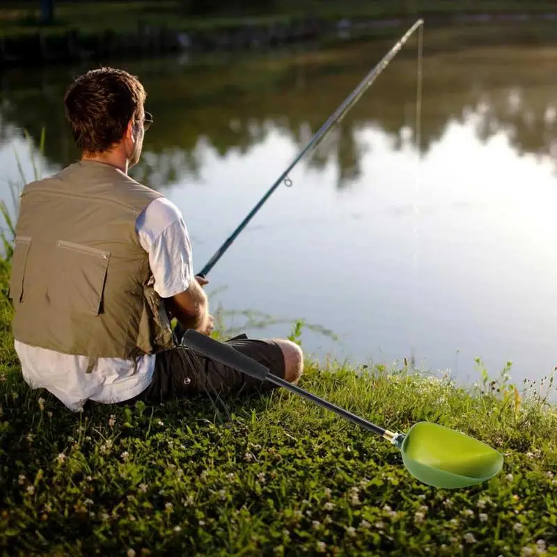 

Detachable Fish Bait Casting Scoop Baiting Throwing Spoon Bait Scoop for Feeding Particles Boilies Fishing Bait Tool