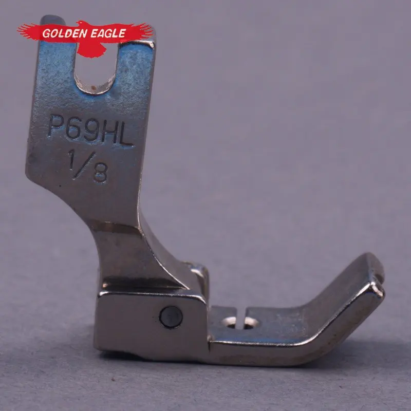 Industrial Sewing Machine Presser Foot Lockstitch Sewing Machine P69HL Commonly Left Rope Inlay Welt Presser Foot Rope Bag Rope