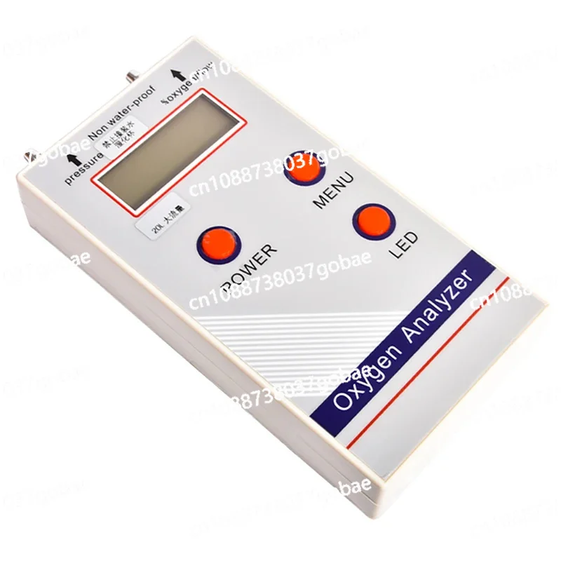 Analyzer Professional Portable O2 Oxygen Concentration Flow Pressure Detection Meter Gas Detector