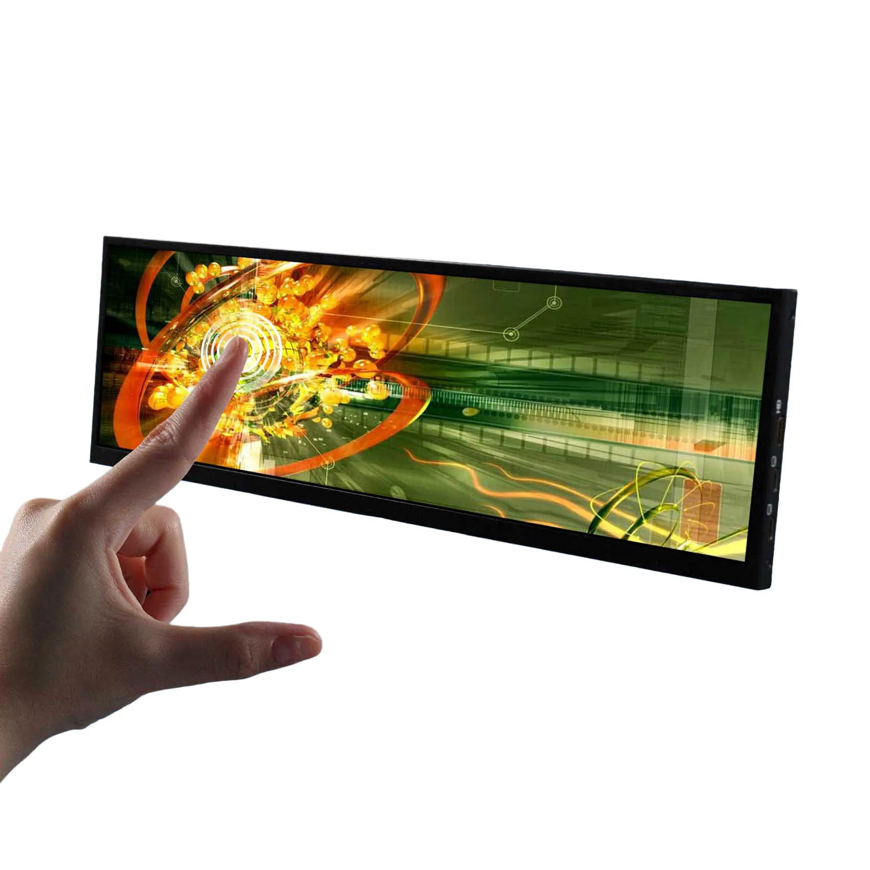 14.5" 2560x720 2K IPS Touch LCD Monitor ,Type C Video Input ,Metal Shell