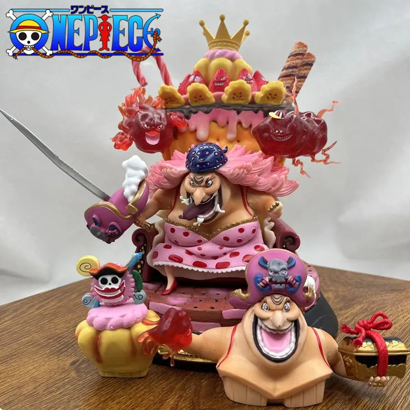 

Anime One Piece Gk Charlotte Linlin Big Mom Pvc Model Toys Ornament 24m Pvc Statute Collectiable Figurine Model Style Kids Gift