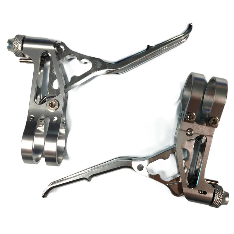 AliExpress NONE Taozik CNC Brake Lever, Hollow Aluminum Alloy V-Brake Handle, Foldable Brake Handle for Mountain Bike, Bicycle Repair Parts