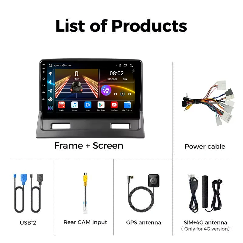 أندرويد 16 Carplay Auto لميتسوبيشي جالانت 9 2003 - 2012 راديو السيارة الوسائط المتعددة مشغل فيديو الملاحة ستيريو GPS DSP 5G WIFI #6