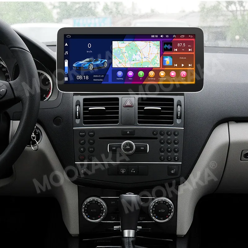 

Автомобильный радиоприемник с экраном 12,3 дюйма для Mercedes-Benz W204 2007-2010, Android, GPS-навигация, мультимедийный видеостереоприемник, головное устройство