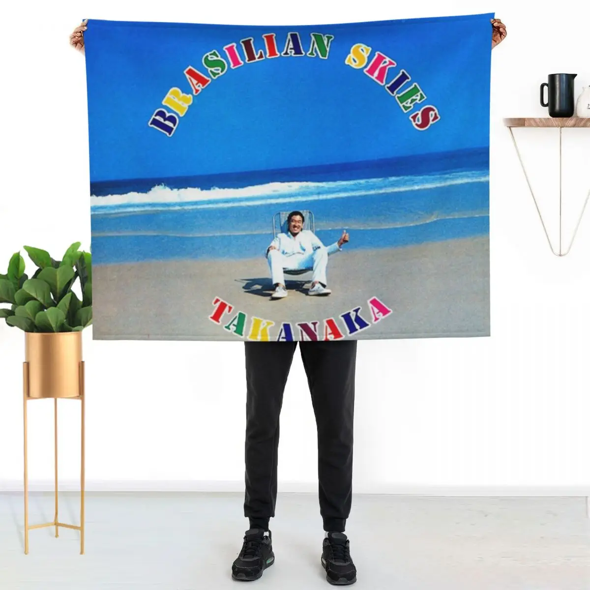 

MASAYOSHI TAKANAKA - BRASILIAN SKIES Throw Blanket Machine Washable Soft Warm Blanket
