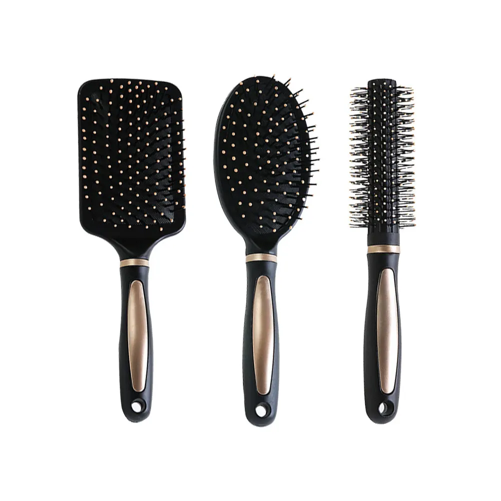 3pcs Massage Comb Airbag Cushion Curly Hair Detangling Brush Scalp Hair Accessories Ergonomic Handle Smooth Combs For Men Women