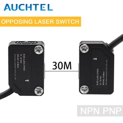 Laser Beam Photoelectric Switch Infrared Sensor NPN PNP 30meter Far Distance Transmission Small  Photo Switches E3Z-LAS