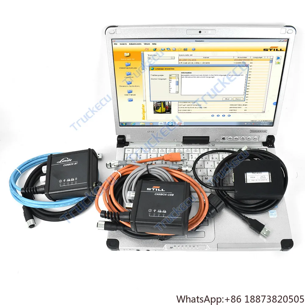 forklift lift diagnostic tool for linde BT linde DOCTOR pathfinder judit incado jungheinrich judit canbox still -steds navigator