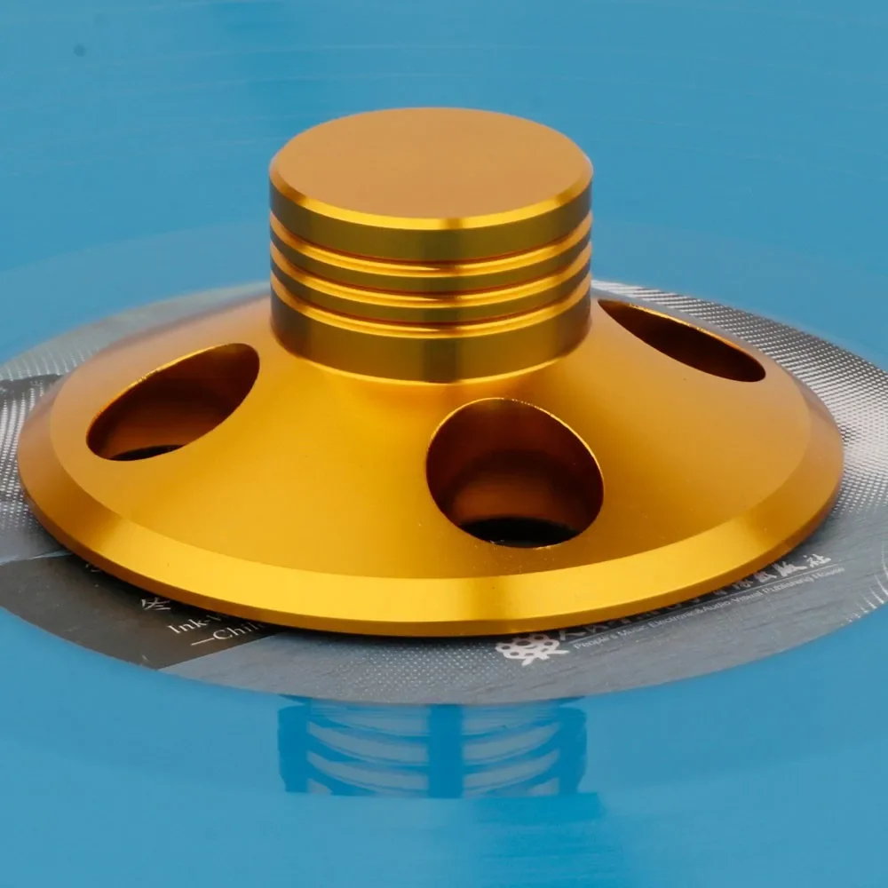 Audio LP series Profesional Vinyl Turntable Metal Disc Stabilizer Record Player Aluminium