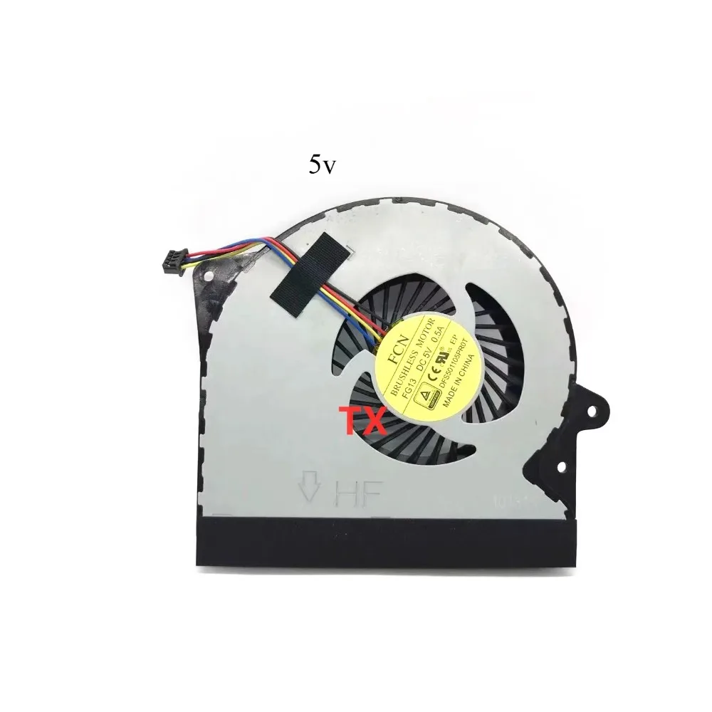 Подходит для ноутбука Asus/ASUS G751 G751J GTX860M G751JM, вентилятора 5 В Подходит для ноутбука Asus/ASUS G751 G751J GTX860M G751JM, вентилятора 5 В