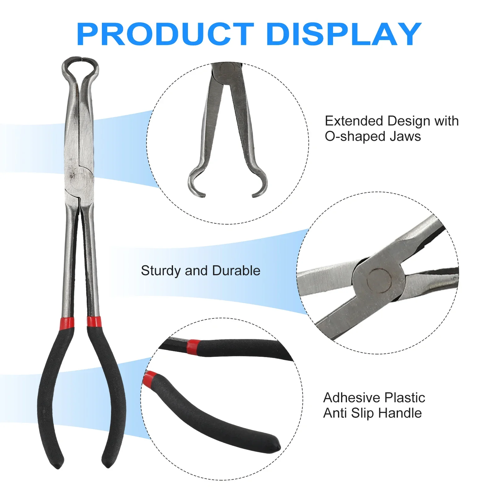 Concave Shape Overall Length Electrical Disconnect Pliers Efficient Design Maintenance Efficiency Navigate Narrow Spaces