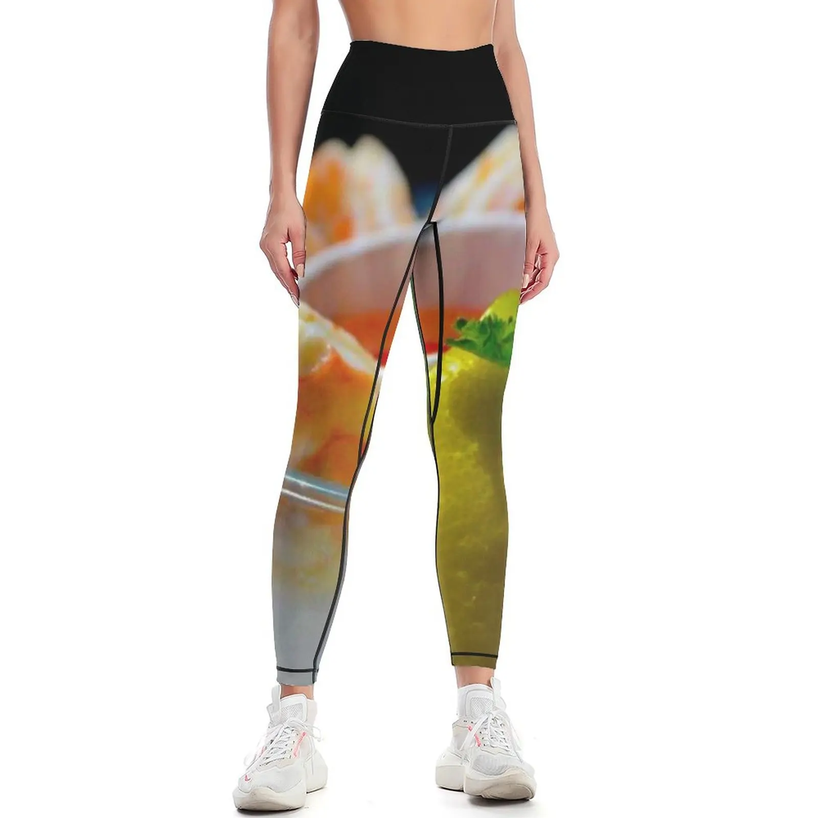 

Shrimp Cocktail Leggings push up fitness Women's pants gym clothing sporty woman push up Womens Leggings