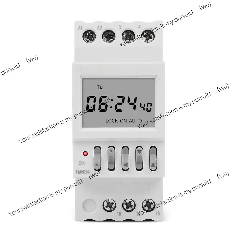 1 Second Interval Ring Timer Switch TM624 220V 16A 50Hz 40 Groups School/Factory Bell Controller Second Control Timer Clock